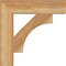 Ekena Millwork Westlake Block Rough Sawn Bracket, Western Red Cedar, 4"W x 20"D x 20"H BKT04X20X20WTL05RWR - alternate 4